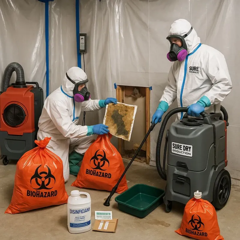 Contaminated Water Handling Protocols process in Barton, WI